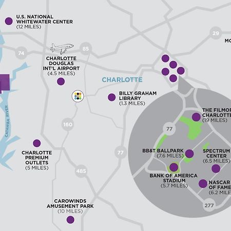 Hyatt Place Charlotte Airport Billy Graham Parkway Ngoại thất bức ảnh