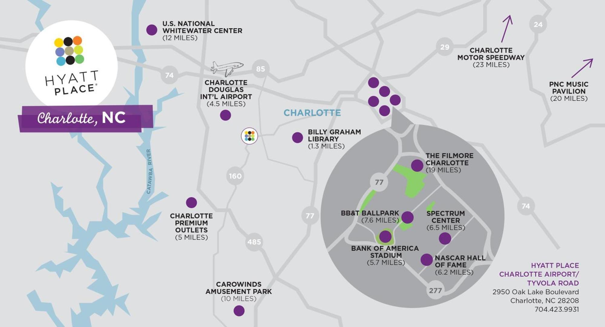 Hyatt Place Charlotte Airport Billy Graham Parkway Ngoại thất bức ảnh