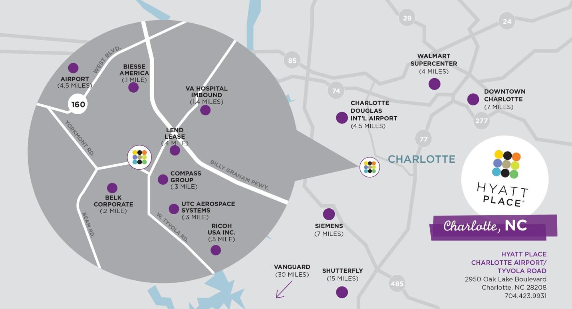 Hyatt Place Charlotte Airport Billy Graham Parkway Ngoại thất bức ảnh